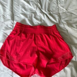 Women's High-Waist Hotty hot shorts 2.5inch in fuchsia pink